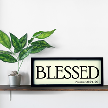 Load image into Gallery viewer, 3D Yearly Word &amp;  Engraved Scripture-Black Frame
